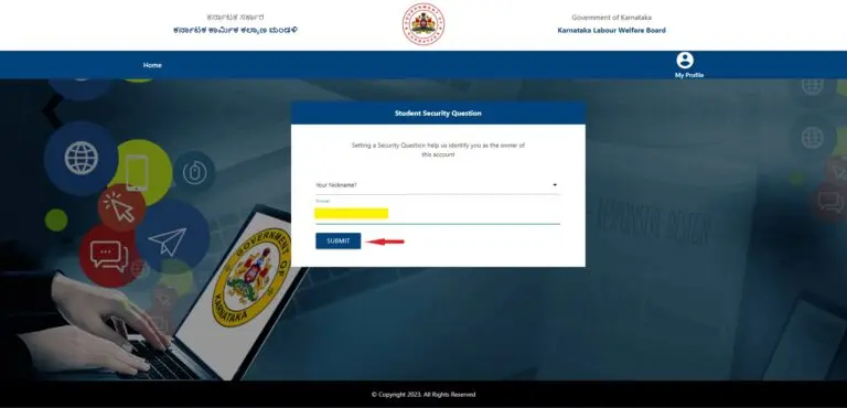Labour Card Scholarship Apply Online (Step 5)